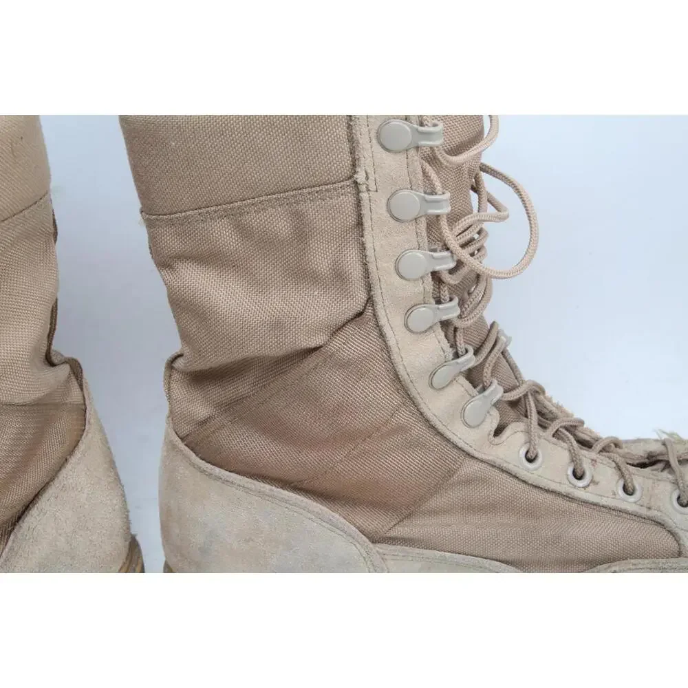 Vintage Corcoran Coyote Suede Marauder Military Jump Boots Y2K usa 4380 9.5 M
